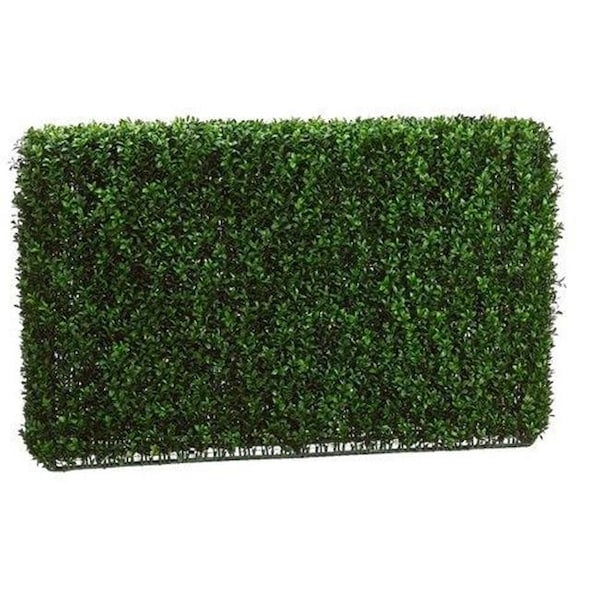 Allstate Floreal Allstate Floral LPB255-GR-TT 24 in. Hx7 in. Wx36 in. L Boxwood Hedge Two Tone Green LPB255-GR/TT - main